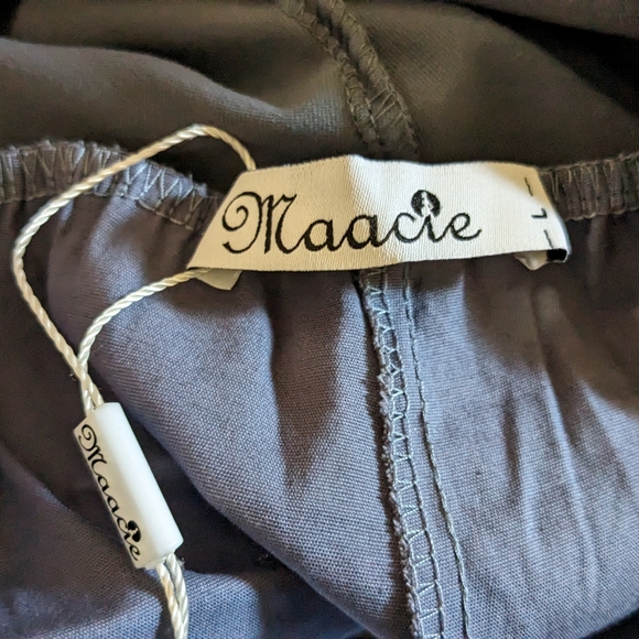 NWT Maacie Woman's Maternity Full Panel Casual Shorts, Folded Hem - Picture 9 of 9